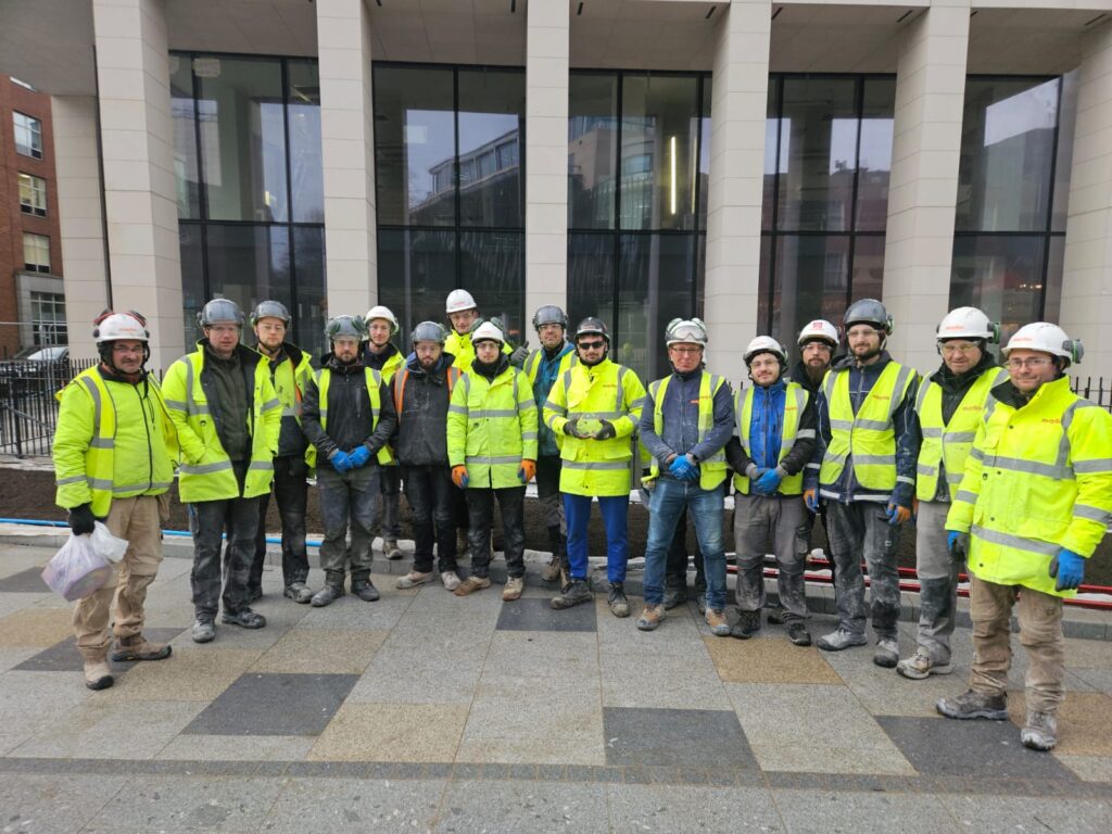 We are excited to share that Maylim has been awarded Contractor of the Year by John Paul Construction for our work at Harcourt Square, Dublin. Receiving this recognition just before the Christmas break was a fantastic way to close out 2025, especially as our team had only been on site since mid‑August.
